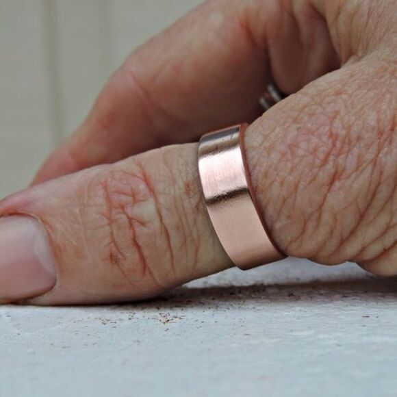 Copper Ring, Band, Adjustable, New - Picture 1 of 4